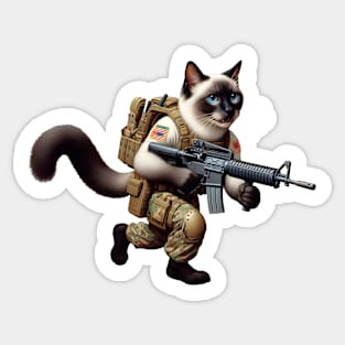 Tactical Cat Sticker